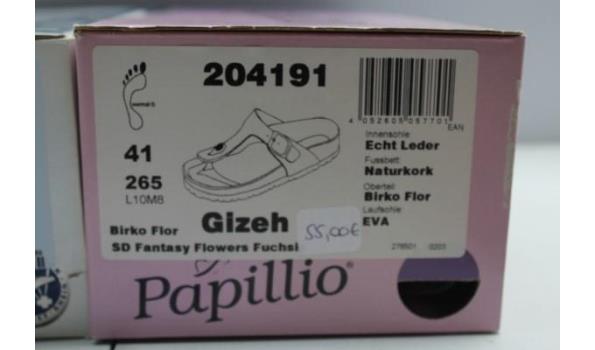 2 paar div sandalen BIRKENSTOCK en PAPILLIO,m41